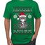 Look At Me Being All Festive And Shit, Ugly Christmas Sweater Unisex Men's T-Shirt