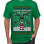Goopin' Through The Snow Gamer Santa, Ugly Christmas Sweater Unisex Men's T-Shirt