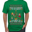 From The Windows To The Walls I'm About To Deck These Halls, Ugly Christmas Sweater Unisex Men's T-Shirt