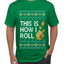 This Is How I Roll Dreidel Hanukkah, Ugly Christmas Sweater Unisex Men's T-Shirt