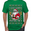 I Saw Santa Splitting The G, Ugly Christmas Sweater Unisex Men's T-Shirt