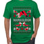 Namasleigh, Namaste Yoga Santa Claus, Ugly Christmas Sweater Unisex Men's T-Shirt