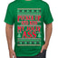 Pucker Up And Kiss My Jolly Ass, Ugly Christmas Sweater Unisex Men's T-Shirt