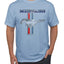 Ford Mustang Classic Pony USA Logo Emblem Cars and Trucks Front and Back Cars and Trucks Men's T-Shirt