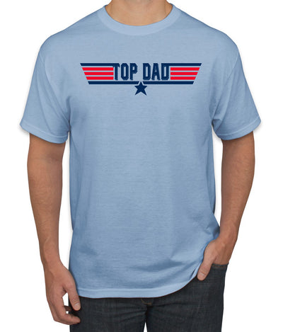 Top Dad TV Parody Dad Father Granpa Lover Gift Father's Day Men's T-Shirt