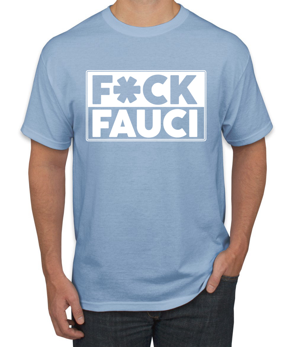 Fuck Fauci Men’s Funny Political Graphic T-Shirt Political Men's T-Shirt