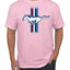 Ford Mustang Retro USA Vintage Logo Classic Bar Cars and Trucks Men's T-Shirt