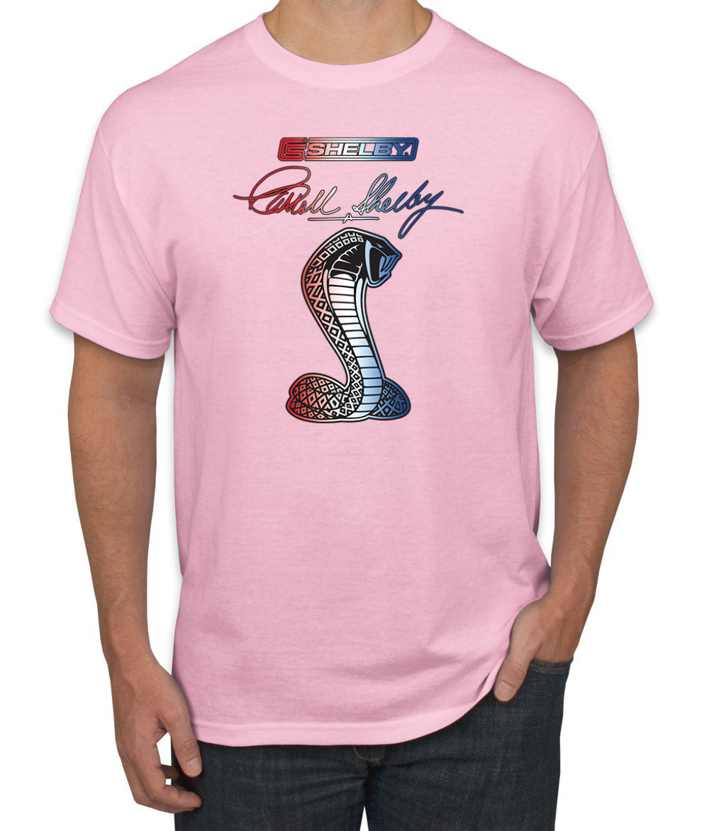 Ford Shelby Patriotic Signature Cobra Cars and Trucks Men's T-Shirt