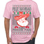 Feliz Navidad Puro Pinche Pari Funny Spanish Song Ugly Christmas Sweater Men's T-Shirt