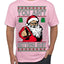 You Ain't Getting Shit Funny Santa Claus Ugly Christmas Sweater Men's T-Shirt