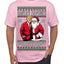 Santa's Favorite President Red Suit Trump Ugly Christmas Sweater Men's T-Shirt