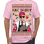 Mac Daddy Funny Viral Trump Meme Fast Food Fries Burgers Ugly Christmas Sweater Men's T-Shirt