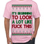 It's Beginning to Look a Lot Like Fuck This Funny Ugly Christmas Sweater Men's T-Shirt