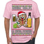 Arriba Abajo Al Centro Pa'Dentro Cheers to Health Salud Ugly Christmas Sweater Men's T-Shirt