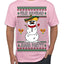 Feliz Navidad Juana Party Funny Spanish Drinking Cerveza Ugly Christmas Sweater Men's T-Shirt