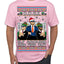 Doge Elf Around and Find Out Trump Elon Vivek MAGA Ugly Christmas Sweater Men's T-Shirt