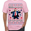 Maga La La La Funny Donald Trump Christmas Carol Song Ugly Christmas Sweater Men's T-Shirt