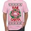 Hail Santa Funny Satanic Candy Devil Heavy Metal Satan Ugly Christmas Sweater Men's T-Shirt