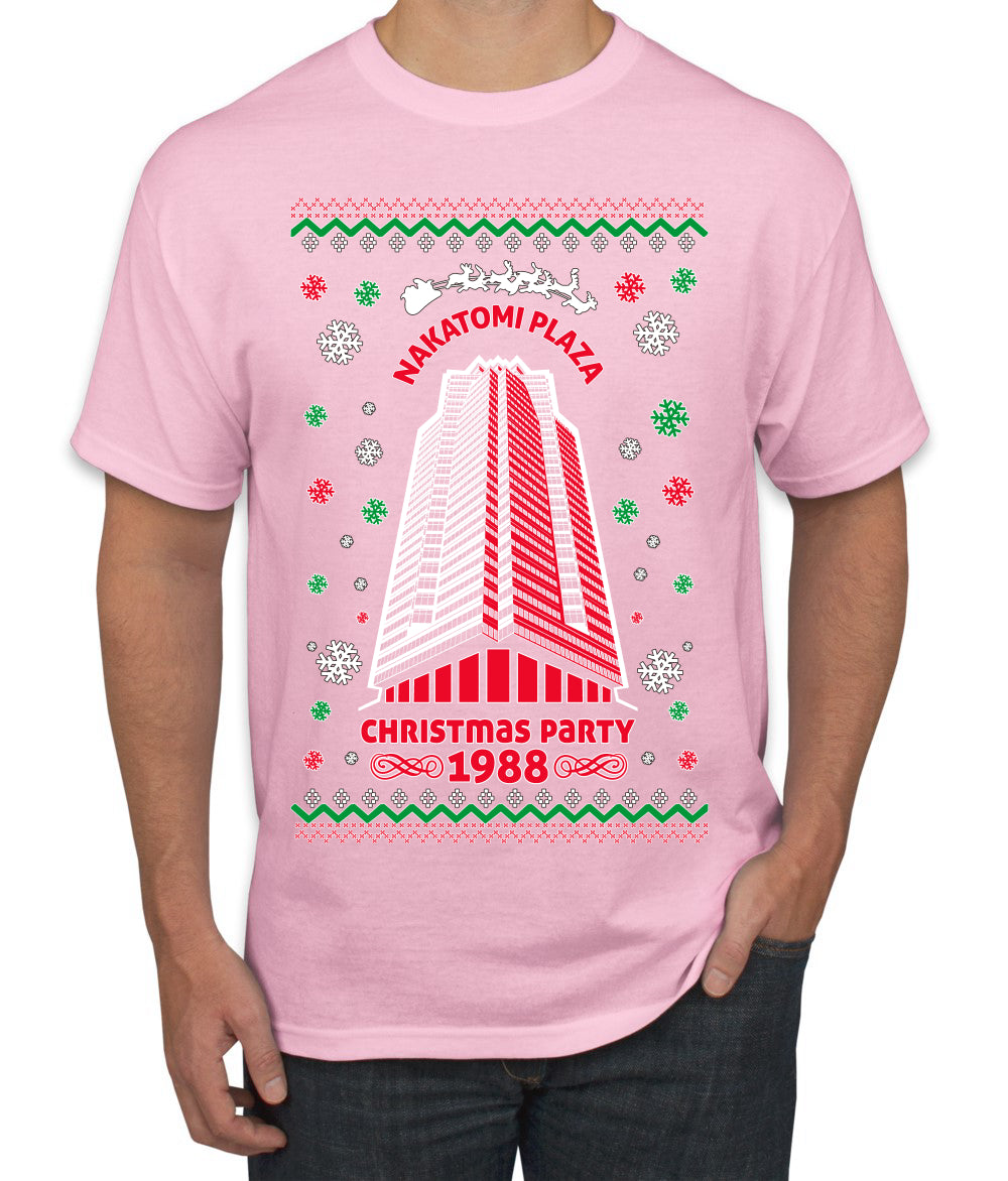 Nakatomi Plaza Christmas Party 1988 Ugly Christmas Men's T-Shirt