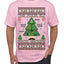 The Four Elf Food Groups Candy Canes Syrup Funny Ugly Christmas Sweater Men's T-Shirt