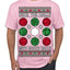 Deck the Halls with Bocce Balls, Funny Classic Italy Italian Sports Ugly Christmas Sweater Men's T-Shirt
