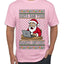 Santa Saw Your Search History, Funny Internet Humor, Ugly Christmas Sweater Men's T-Shirt