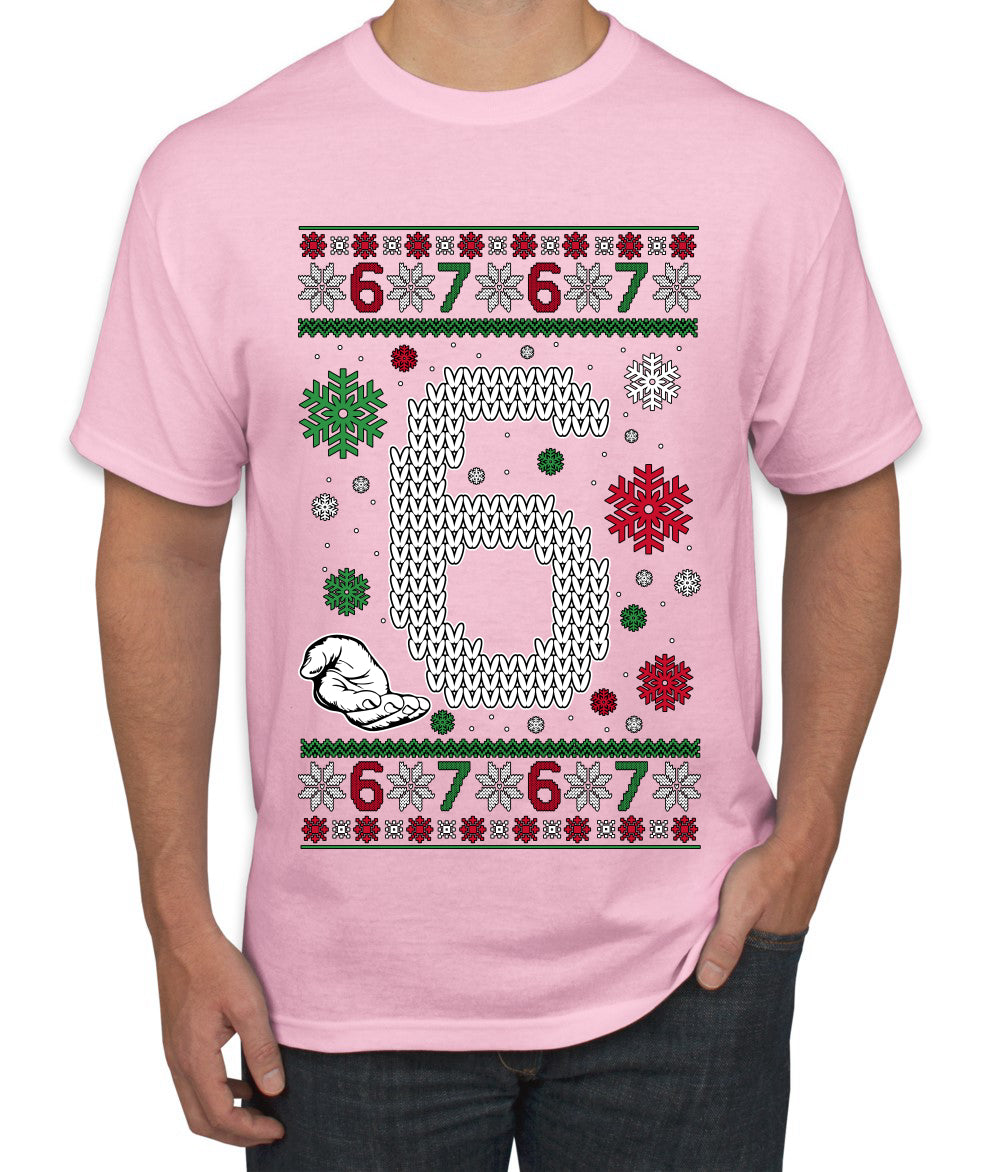 Christmas 6 Meme, Ugly Christmas Sweater Unisex Men's T-Shirt