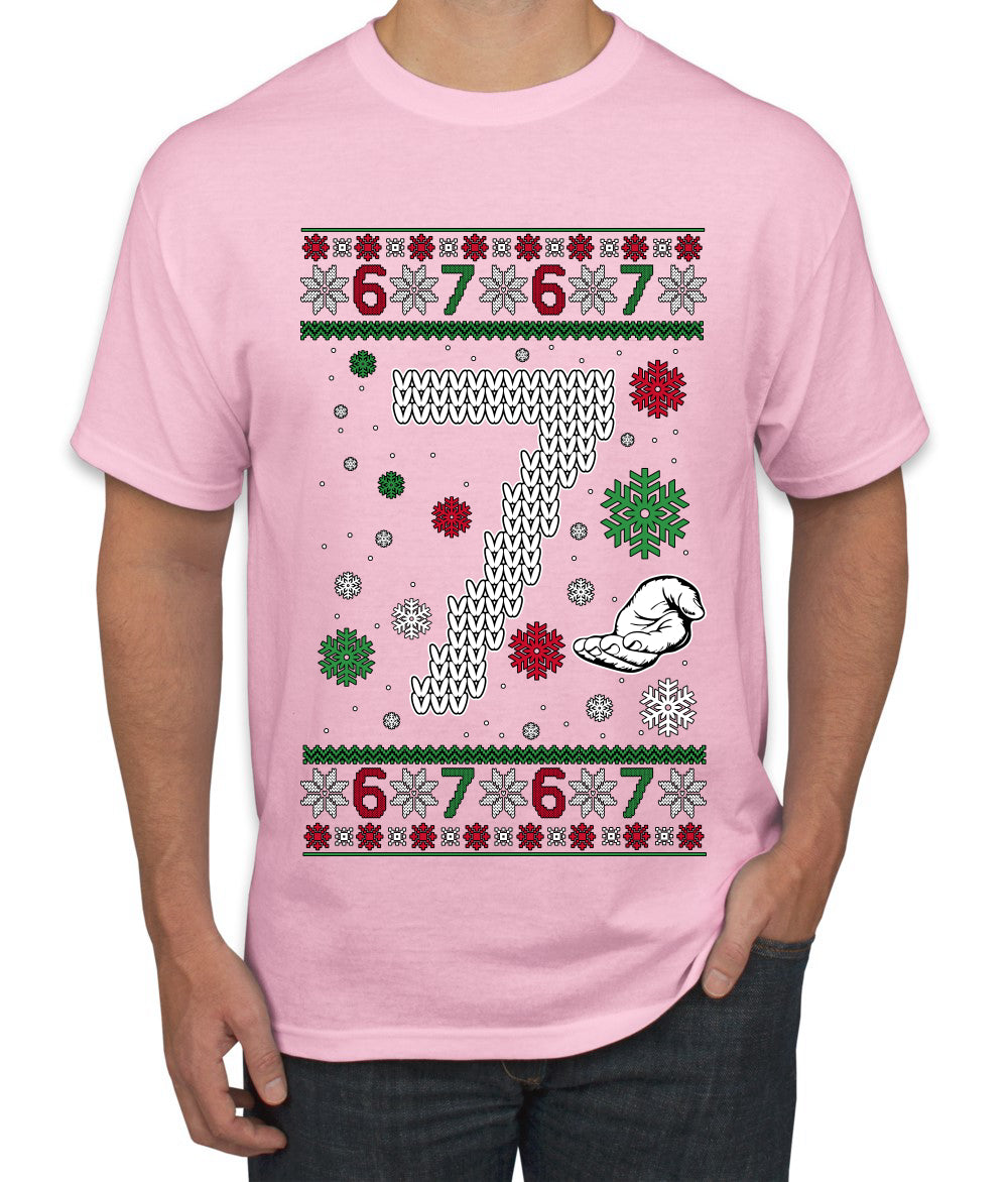 Christmas 7 Meme, Ugly Christmas Sweater Unisex Men's T-Shirt