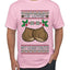 He Loves my Chestnuts, Ugly Christmas Sweater Unisex Men's T-Shirt