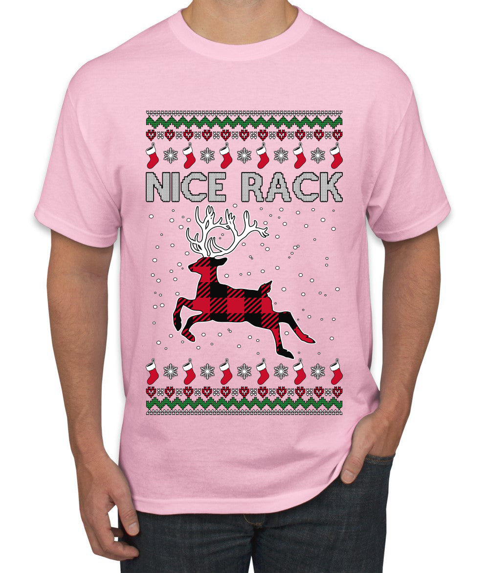 Nice Rack, Ugly Christmas Sweater Unisex Men's T-Shirt