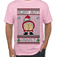 Silent Butt Deadly Farting Santa, Ugly Christmas Sweater Unisex Men's T-Shirt
