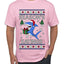 Season's Eatings Shark, Ugly Christmas Sweater Unisex Men's T-Shirt