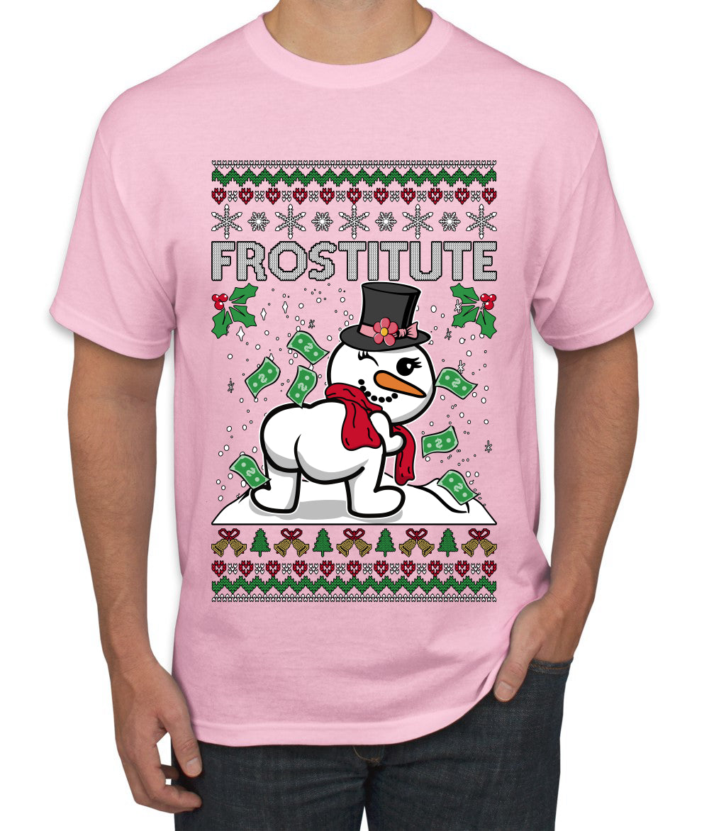 Frostitute, Ugly Christmas Sweater Unisex Men's T-Shirt