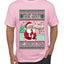 Ask Your Mom About My North Pole Naughty Santa, Ugly Christmas Sweater Unisex Men's T-Shirt