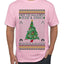 Deck The Halls With Guns & Ammo Fa La La La La, Ugly Christmas Sweater Unisex Men's T-Shirt