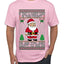 Is That A Candy Cane In Your Pocket Naughty Santa, Ugly Christmas Sweater Unisex Men's T-Shirt
