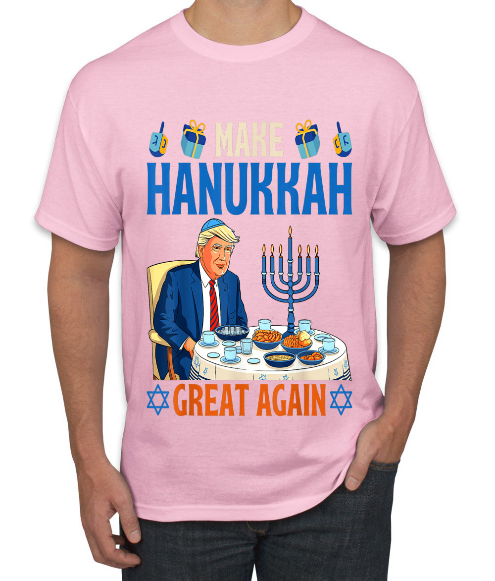 Make Hanukkah Great Again, Ugly Christmas Sweater Unisex Men's T-Shirt