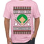 Ho Ho Ho Homerun, Baseball Fan Christmas Design, Ugly Christmas Sweater Unisex Men's T-Shirt