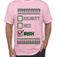 Naughty Nice, Irish, Irish Christmas, Ugly Christmas Sweater Unisex Men's T-Shirt