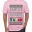 Santa's Favorite Italian, Funny Italian Christmas Sweater, Ugly Christmas Sweater Unisex Men's T-Shirt