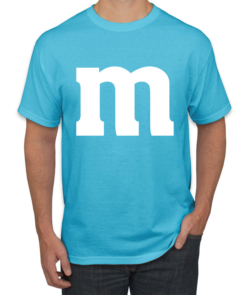 Letter M Graphic Novelty Funny Costume Halloween Men's T-Shirt