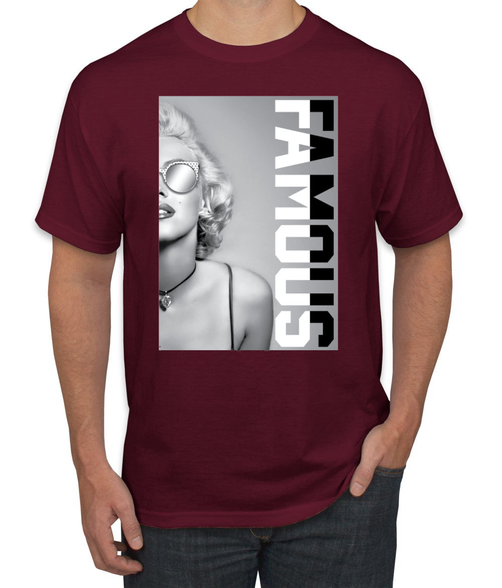 Marilyn Famous Rockstar Famous People Pop Culture Men's T-Shirt
