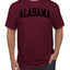 State of Alabama College Style Fashion Men's T-Shirt