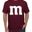 Letter M Graphic Novelty Funny Costume Halloween Men's T-Shirt