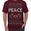 Peace Ugly Christmas Sweater Men's T-Shirt