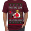 I'm Eating Junk and Watching Rubbish 90s Movie Ice Cream Ugly Christmas Sweater Men's T-Shirt
