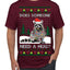Does Someone Need a Hug? Cute Raccoon Ugly Christmas Sweater Men's T-Shirt