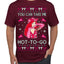 You Can Take Me Hot to Go, Funny Midwest Princess Pop Star Ugly Christmas Sweater Men's T-Shirt