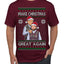 Make Christmas Great Again Trump Vance 2024 Movie Parody Ugly Christmas Sweater Men's T-Shirt