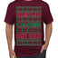 Christmas Calories Don't Count Funny Family Holidays Ugly Christmas Sweater Men's T-Shirt